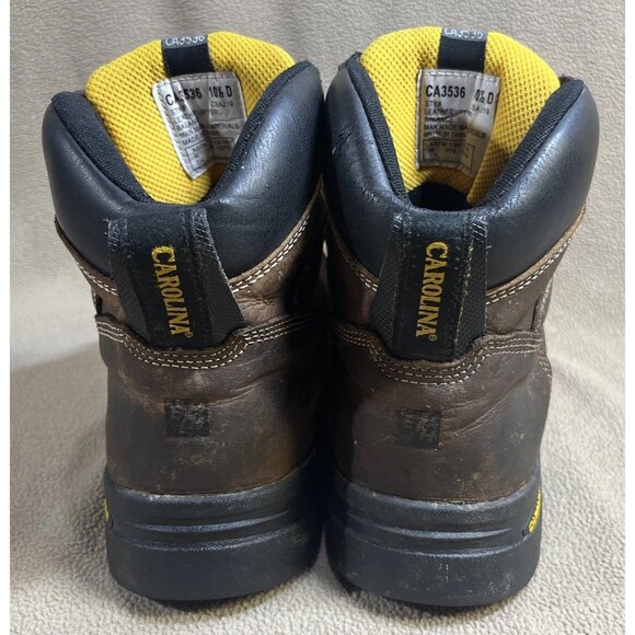 Carolina Waterproof Composite Toe Work Boots CA3536 Men's Brown Size 10.5‎ D - Picture 7 of 16